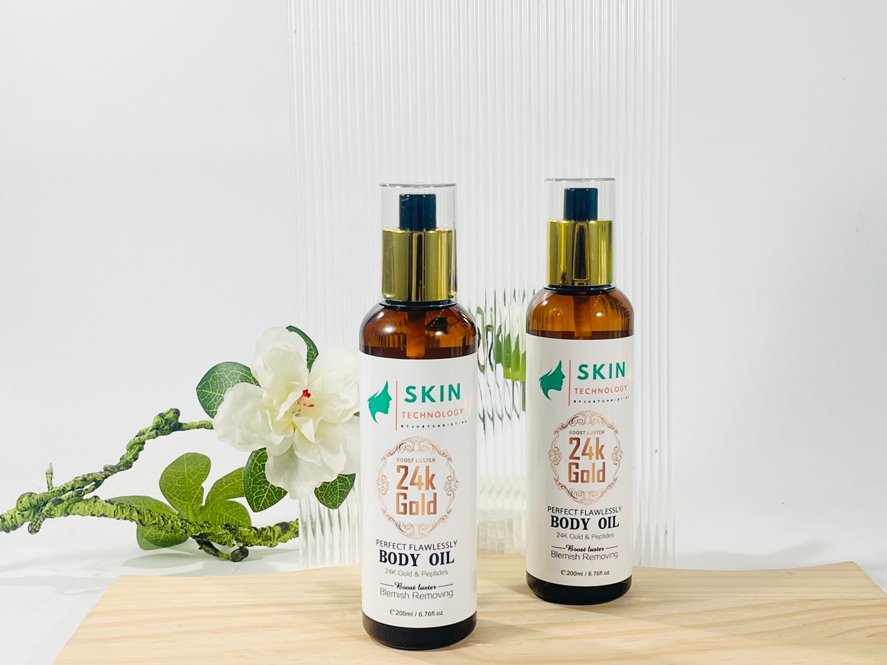 24K Gold Body Oil – Nourishing Glow Oil