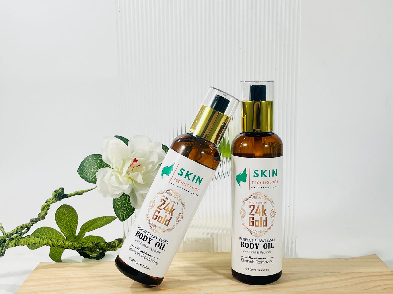 24K Gold Body Oil – Nourishing Glow Oil